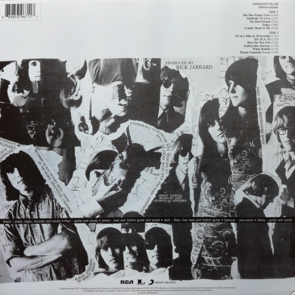 Jefferson Airplane : Surrealistic Pillow (LP, Album, RE, RM, RP, 180)