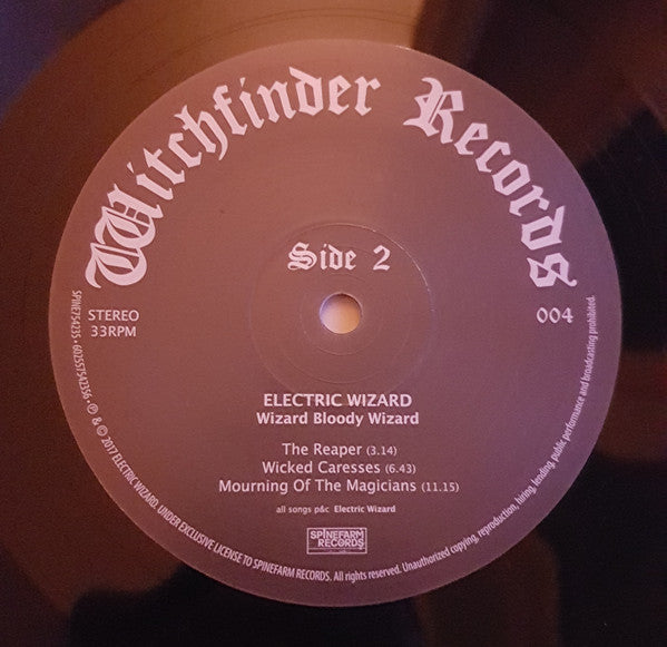 Electric Wizard (2) : Wizard Bloody Wizard (LP, Album)