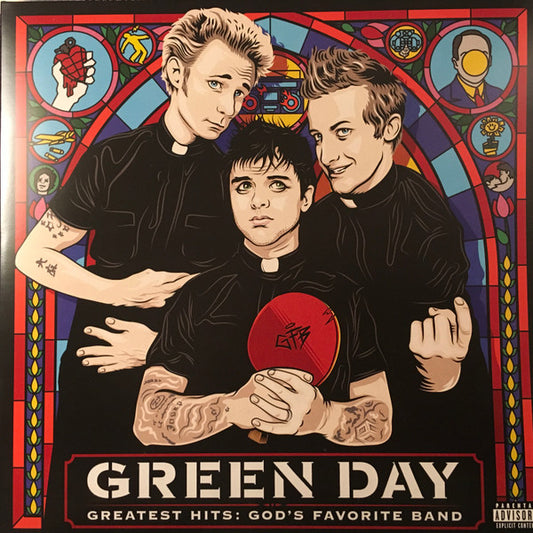 Green Day : Greatest Hits: God's Favorite Band (2xLP, Comp)