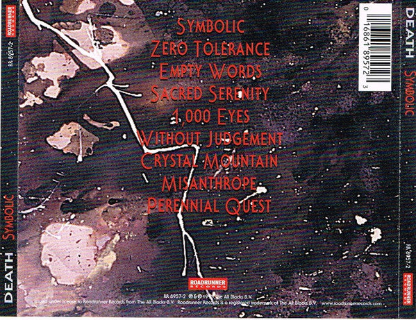 Death (2) : Symbolic (CD, Album, RP)