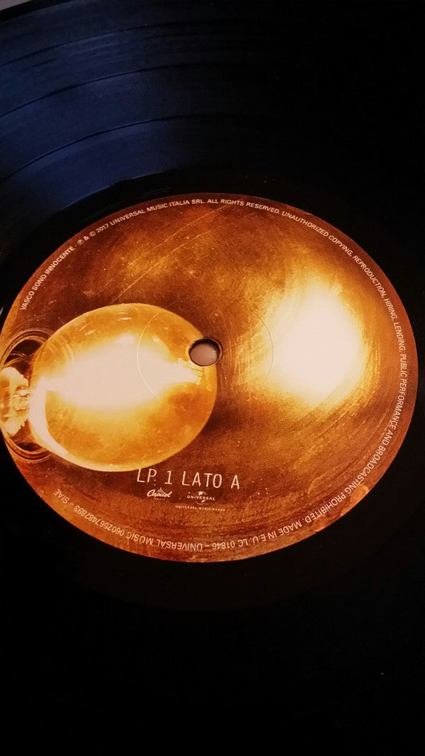 Vasco* : Sono Innocente (2xLP, Album, RE, RM, Gat)