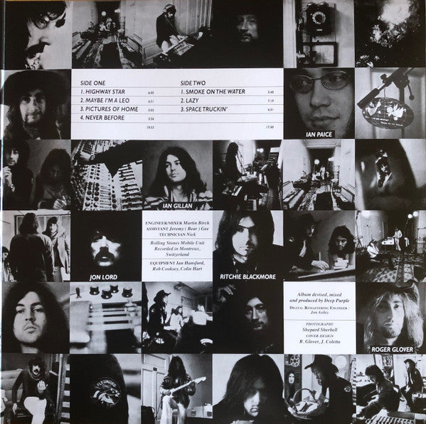 Deep Purple : Machine Head (LP, Album, RE, RM, Gat)