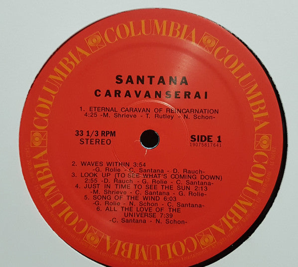 Santana : Caravanserai (LP, Album, RE, Gat)