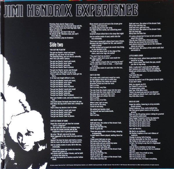 The Jimi Hendrix Experience : Axis: Bold As Love (LP, Album, Mono, RE, RM, RP, Gat)