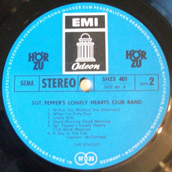 The Beatles : Sgt. Pepper's Lonely Hearts Club Band (LP, Album, RE)