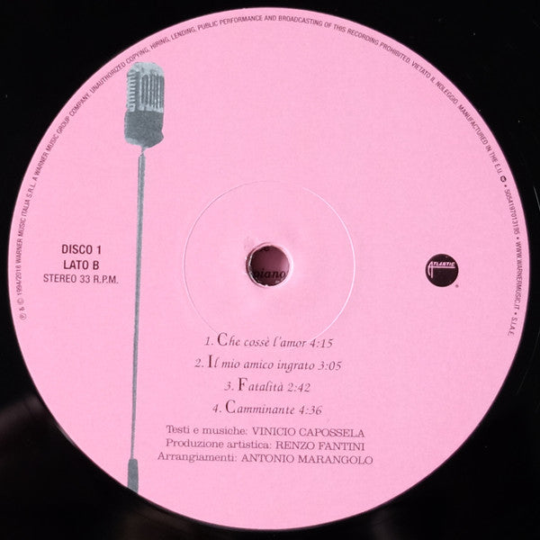 Vinicio Capossela : Camera A Sud (2xLP, Album, RM, Gat)