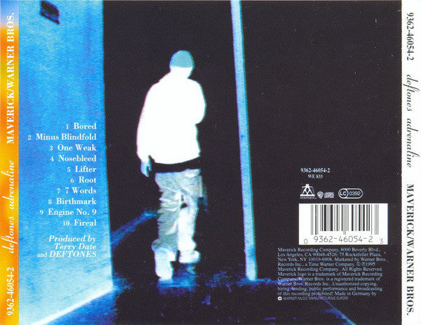 Deftones : Adrenaline (CD, Album, RE)