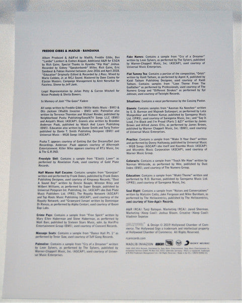 Freddie Gibbs & Madlib : Bandana (LP, Album)