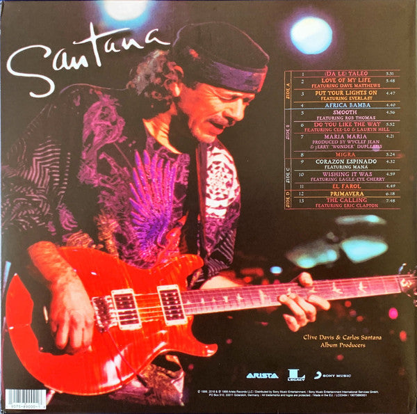 Santana : Supernatural (2xLP, Album, RE, MPO)