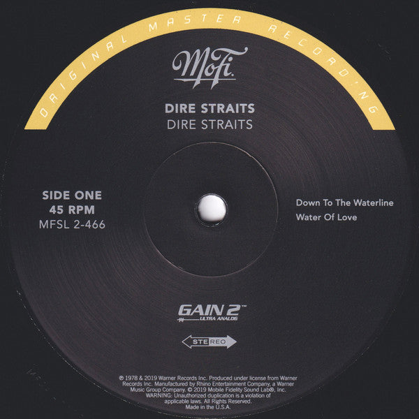 Dire Straits : Dire Straits (2x12", Album, Num, RE, RM, S/Edition, Gat)