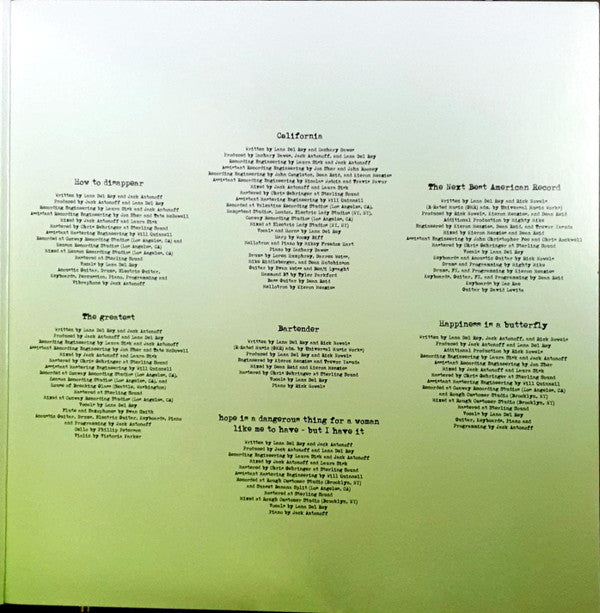 Lana Del Rey : NFR! (2xLP, Album, RE, RP)