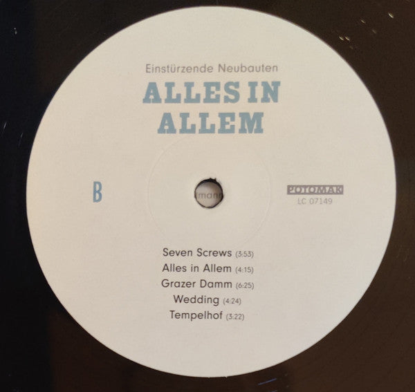 Einstürzende Neubauten : Alles In Allem (LP, Album)