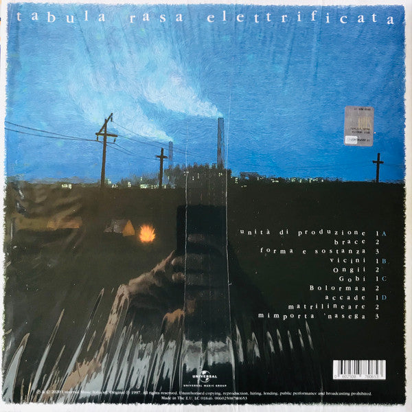 Consorzio Suonatori Indipendenti* : Tabula Rasa Elettrificata (2xLP, Album, RE, Cle)