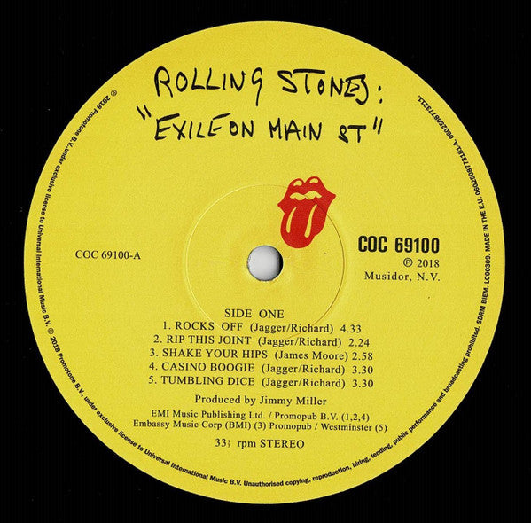 The Rolling Stones : Exile On Main St (2xLP, Album, RE, RM, 180)
