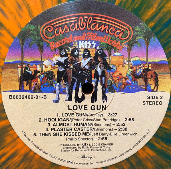 Kiss : Love Gun (LP, Album, Ltd, RE, Tan)