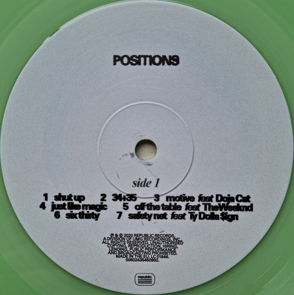 Ariana Grande : Positions (LP, Album, Gre)