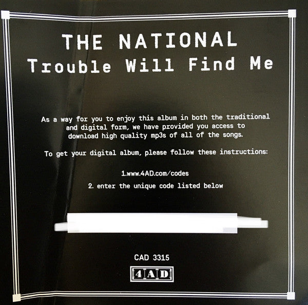 The National : Trouble Will Find Me (2xLP, Album, RE, Opt)