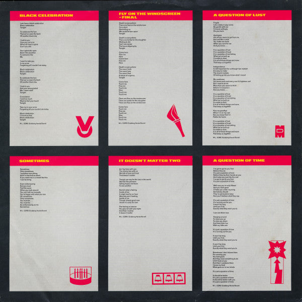 Depeche Mode : Black Celebration (LP, Album, M/Print, RP, Gre)