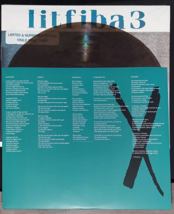 Litfiba : litfiba 3 (LP, Album, Num, RP, Fum)
