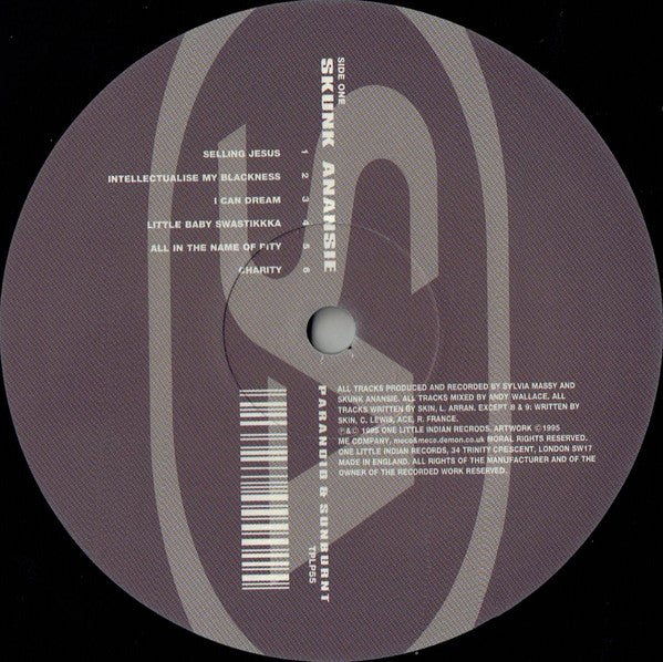 Skunk Anansie : Paranoid & Sunburnt (LP, Album, RE)