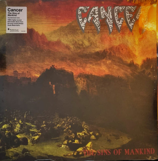 Cancer (3) : The Sins Of Mankind (LP, Album, Ltd, RE, Mah)