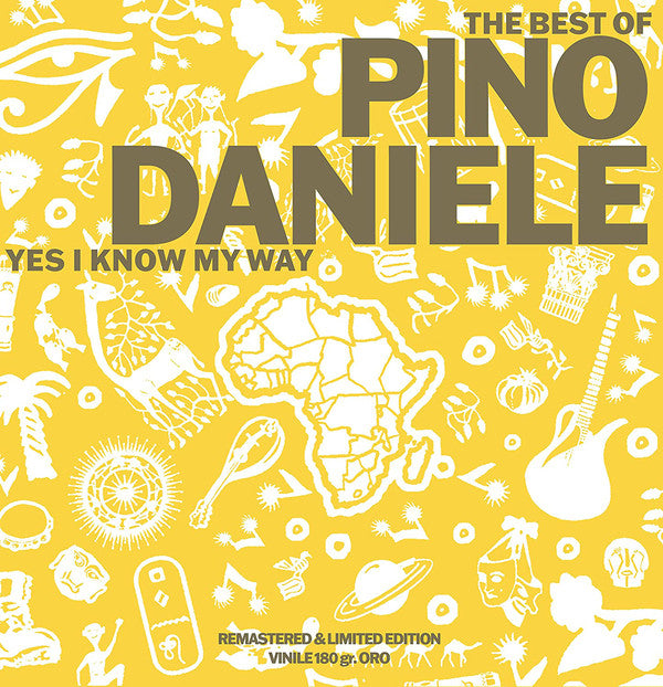 Pino Daniele : The Best Of Pino Daniele (Yes I Know My Way) (2xLP, Comp, Ltd, Num, RM, Gol)