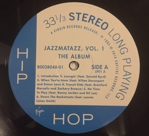 Guru : Jazzmatazz (Volume 1) (LP, Album, RE)