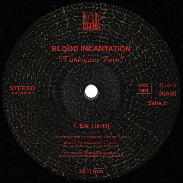 Blood Incantation : Timewave Zero (LP, EP + CD, EP)