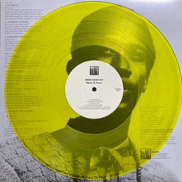 Don Cherry : Hear & Now (LP, Album, RE, Yel)
