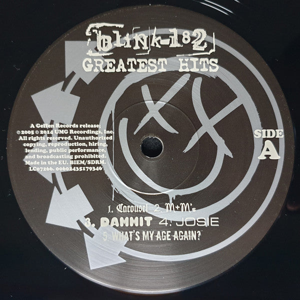 Blink-182 : Greatest Hits (2xLP, Comp, RE)