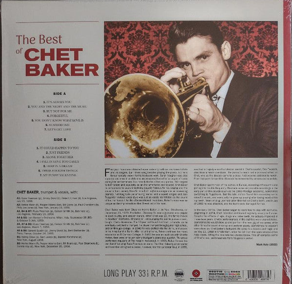 Chet Baker : The Best Of Chet Baker (LP, Comp)
