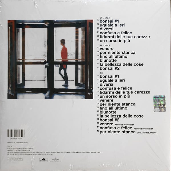 Carmen Consoli : Confusa E Felice (LP, Album, 180 + CD, Album + RM)