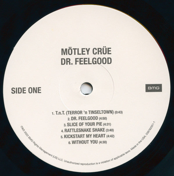 Mötley Crüe : Dr. Feelgood (LP, Album, RE, RM, 180)