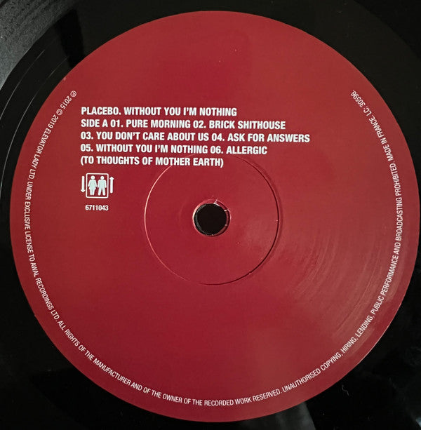 Placebo : Without You I'm Nothing (LP, Album, RE, RM, Gat)
