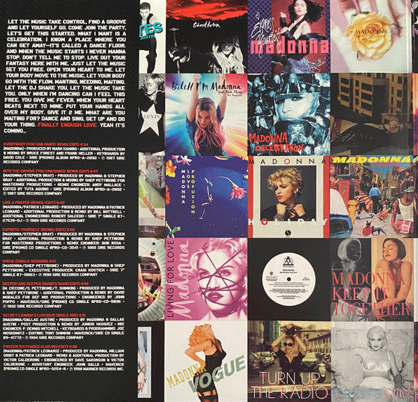 Madonna : Finally Enough Love (2xLP, Comp, RM)