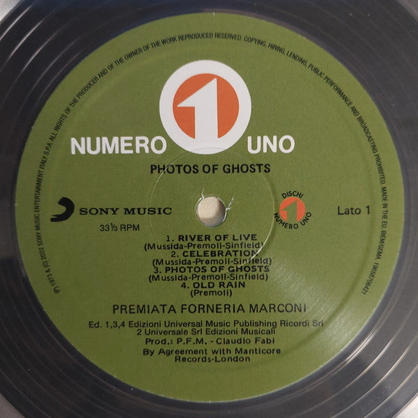 Premiata Forneria Marconi : Photos Of Ghosts (LP, Album, Ltd, RE, Cle)