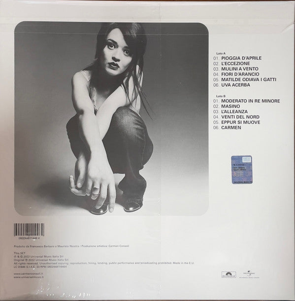 Carmen Consoli : " L'Eccezione "  20° Anniversario Lp (LP)