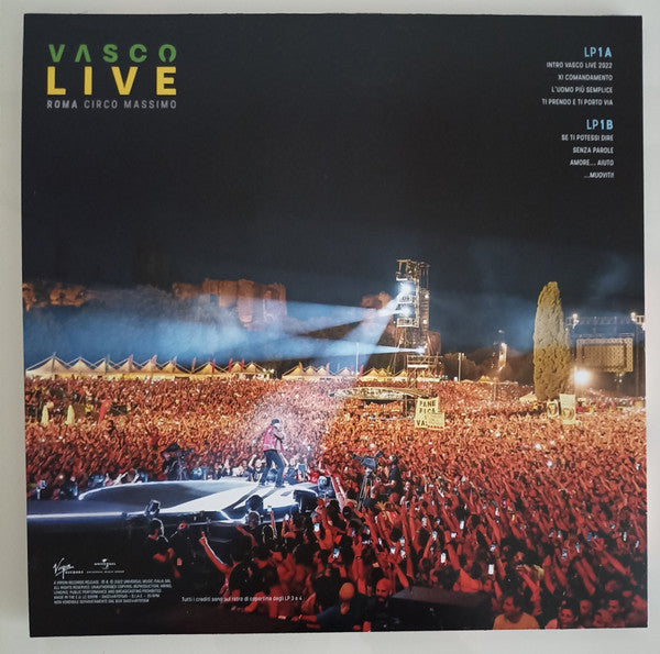 Vasco Rossi : Vasco Live Roma Circo Massimo (4xLP, Ltd, Num)