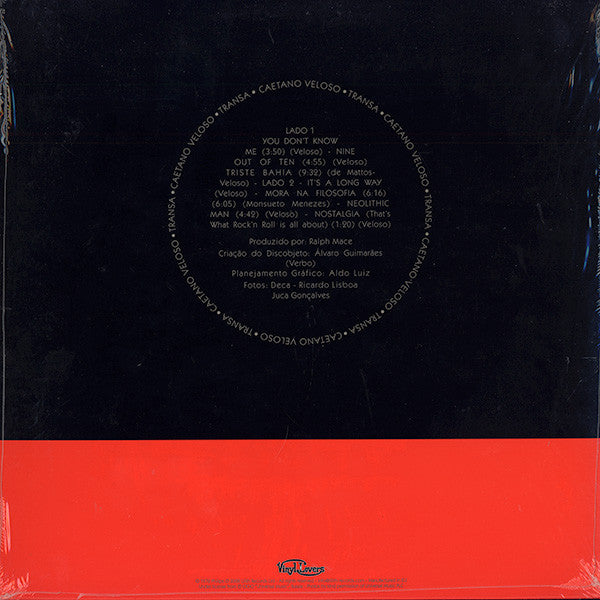 Caetano Veloso : Transa (LP, Album, RE, RM, 180)