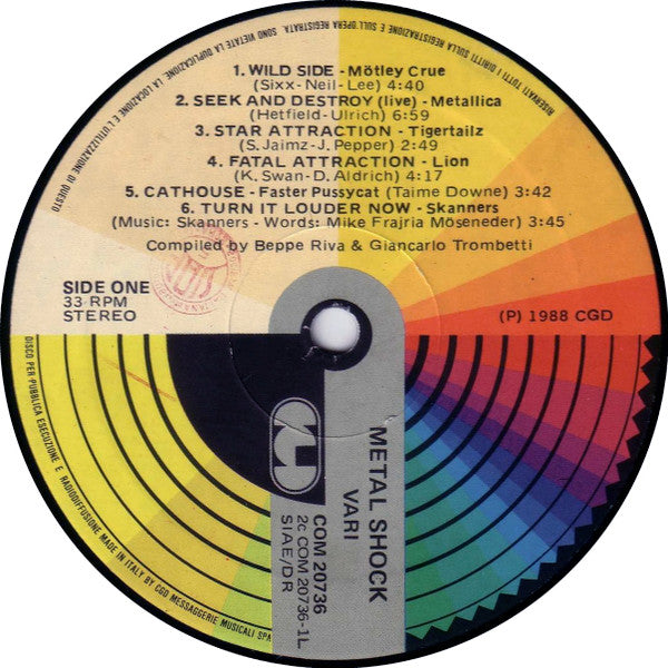 Various : Metal Shock (LP, Comp)