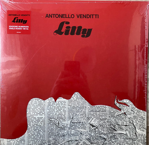 Antonello Venditti : Lilly (LP, Album, Ltd, Num, RE, Red)
