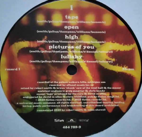 The Cure : Show (2xLP, Album, RE, RM, 30t)