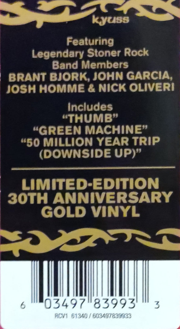 Kyuss : Blues For The Red Sun (LP, Album, Ltd, RE, RP, Gol)