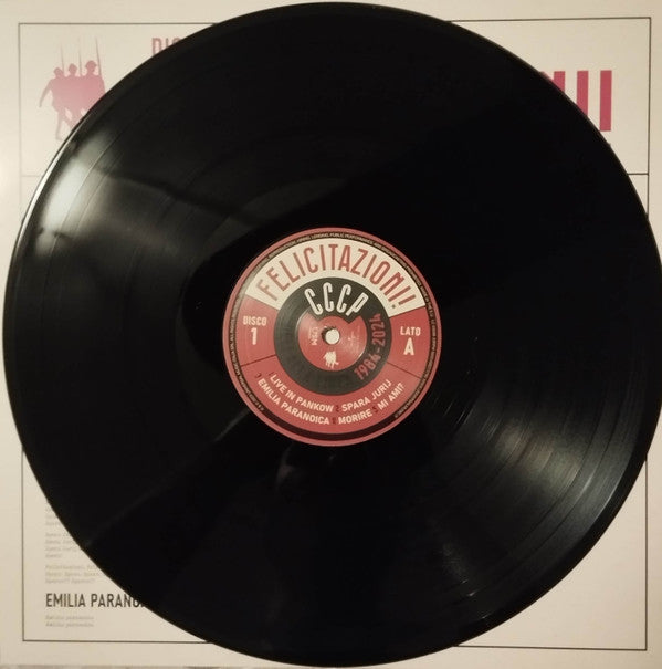 CCCP - Fedeli Alla Linea : Felicitazioni! CCCP Fedeli Alla Linea 1984-2024 (2xLP, Comp, 180)
