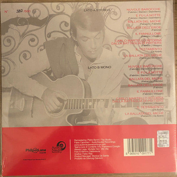 Fabrizio De André : Faber - Periodo Karim - The Singles Collection (LP, Comp, Ltd, Num, Gat)