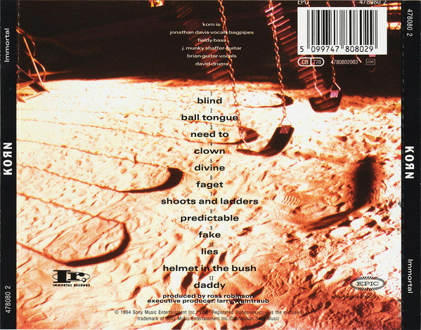 Korn : Korn (CD, Album, RE)