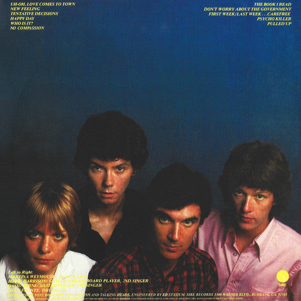 Talking Heads : Talking Heads: 77 (LP, Album, RE, RM, 180)