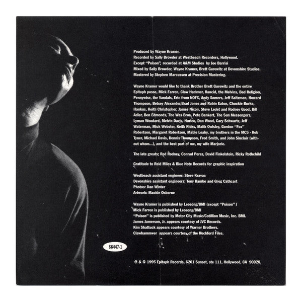 Wayne Kramer : The Hard Stuff (LP, Album)