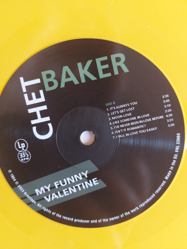 Chet Baker : My Funny Valentine  (LP, Comp, S/Edition)
