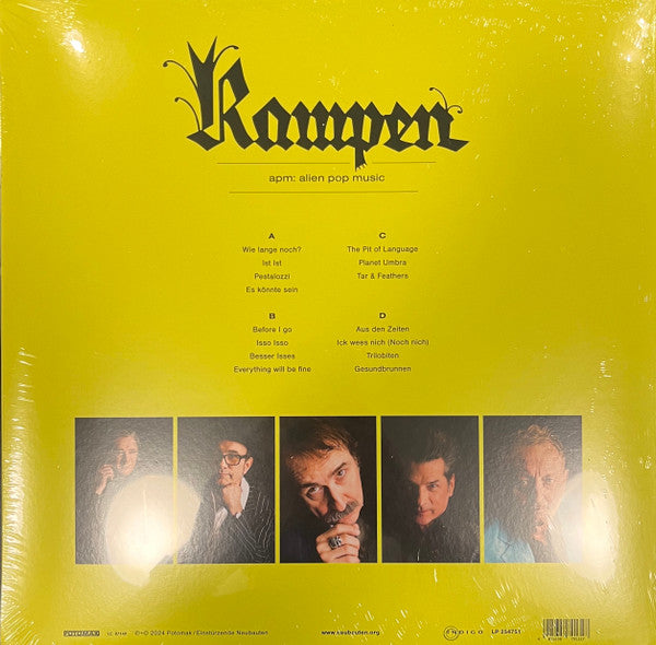 Einstürzende Neubauten : Rampen - APM: Alien Pop Music (2xLP, Album)